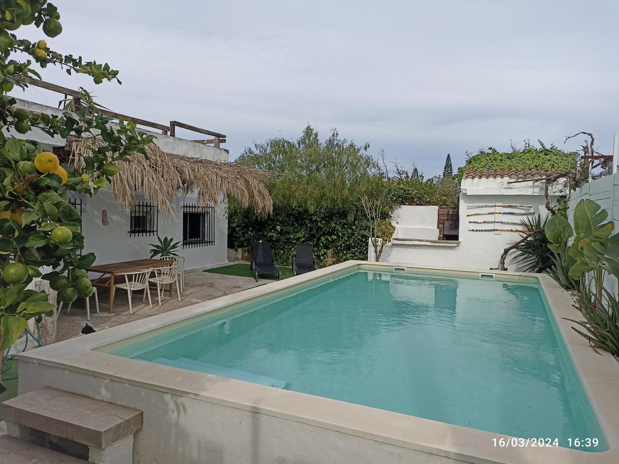 Villa Casa, Piscina, Jacuzzi, Garaje, Barbacoa. Chiclana de la Frontera Exterior foto