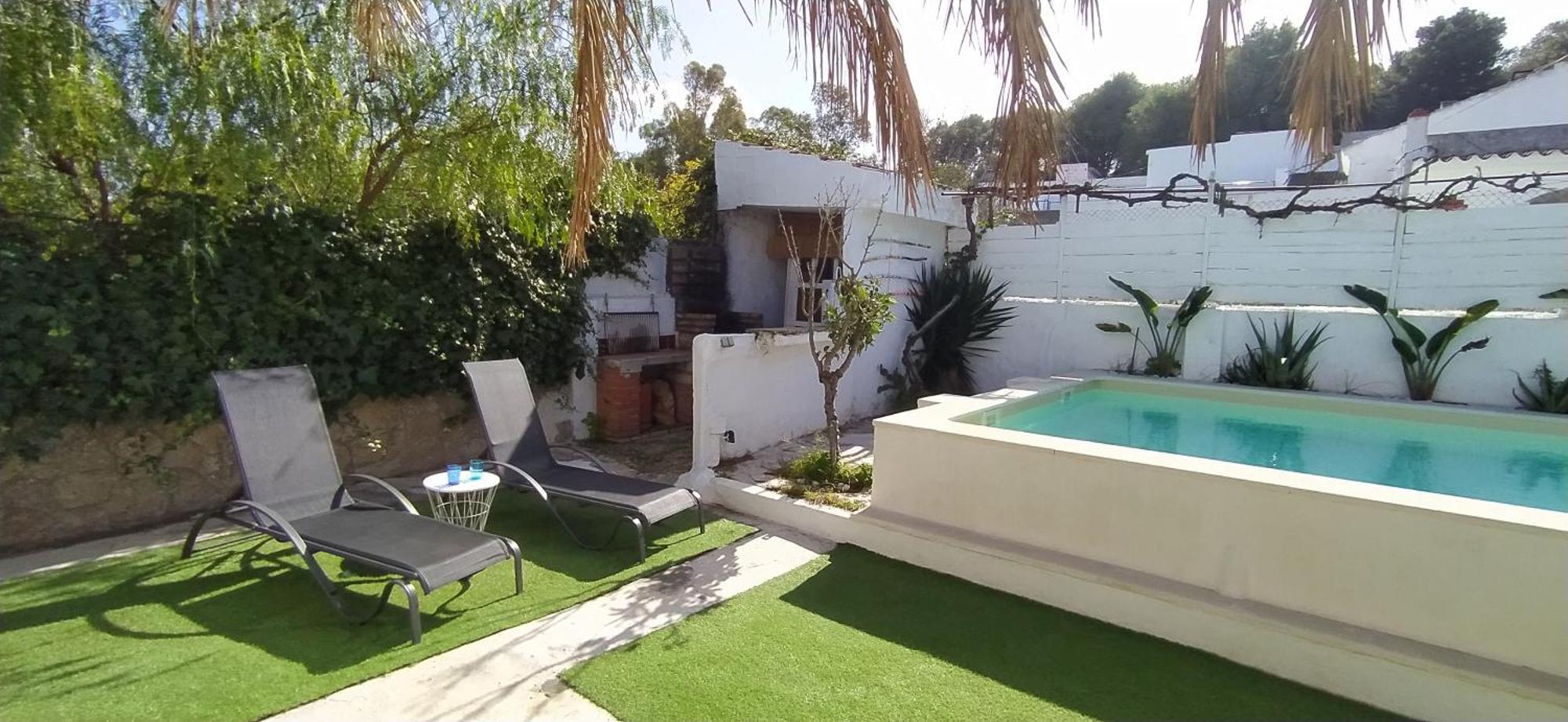Villa Casa, Piscina, Jacuzzi, Garaje, Barbacoa. Chiclana de la Frontera Exterior foto
